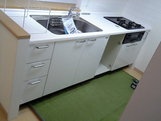 特価キャンペーン Rinnai KWP-454K-B ブラックビルトイン食洗機用下部キャビネット